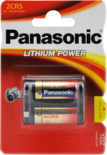 Panasonic 2CR5 bateria litowa 6V