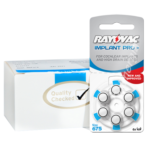 Rayovac Implant PRO+ 675 / PR44 baterie do implantów