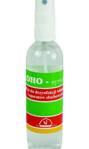OHO Spray – płyn dezynfekujący do aparatów słuchowych i wkładek usznych