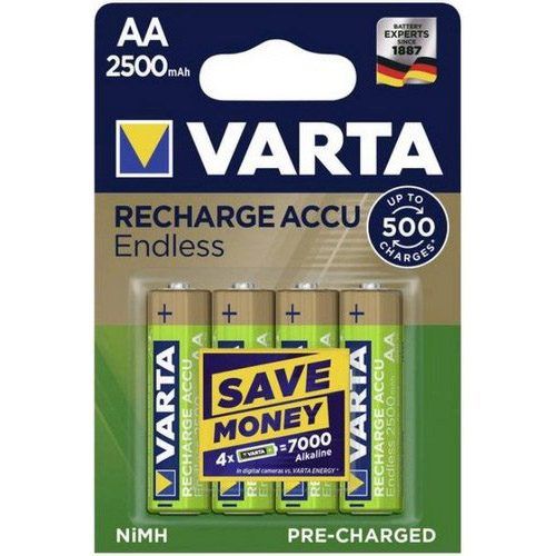 Varta AA / HR6 2500 mAh Endless - akumulatorki Ni-MH
