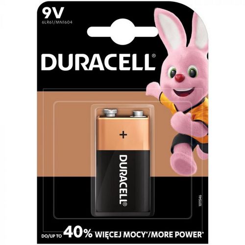 Duracell 9V / 6LR61 baterie alkaliczne